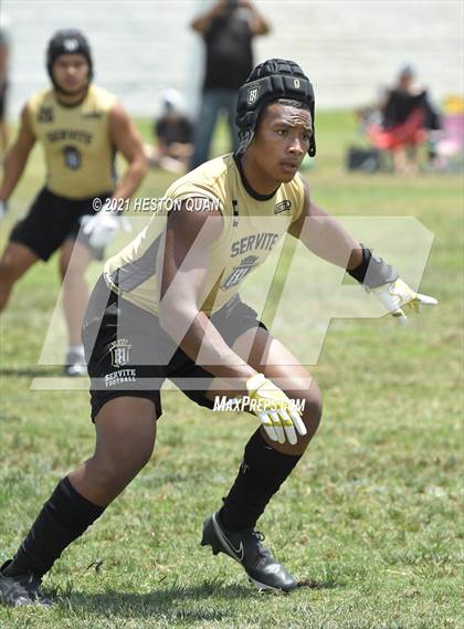 Thumbnail 1 in Servite vs. Rancho Cucamonga (Battle at the Beach 7x7) photogallery.