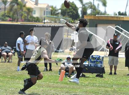 Thumbnail 1 in Servite vs. Rancho Cucamonga (Battle at the Beach 7x7) photogallery.
