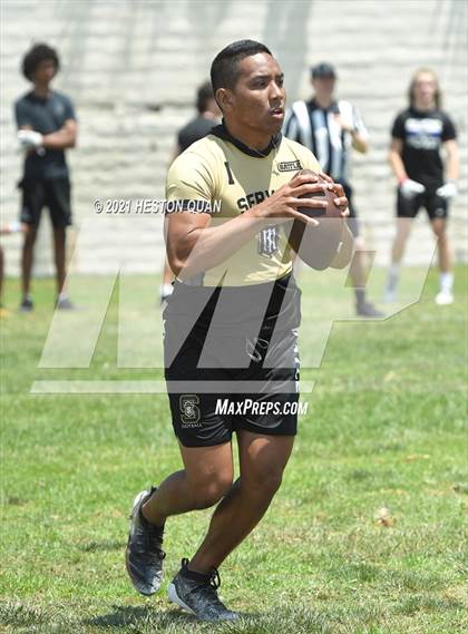 Thumbnail 1 in Servite vs. Rancho Cucamonga (Battle at the Beach 7x7) photogallery.