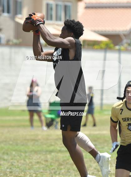 Thumbnail 3 in Servite vs. Rancho Cucamonga (Battle at the Beach 7x7) photogallery.