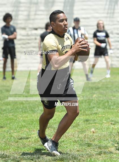 Thumbnail 3 in Servite vs. Rancho Cucamonga (Battle at the Beach 7x7) photogallery.