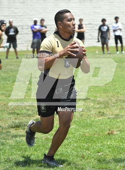 Thumbnail 1 in Servite vs. Rancho Cucamonga (Battle at the Beach 7x7) photogallery.