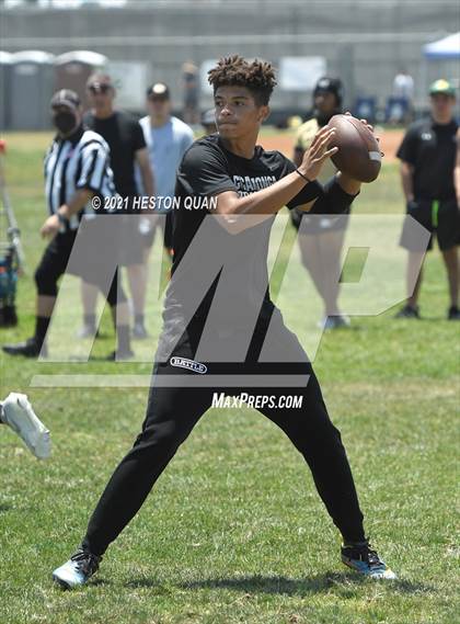 Thumbnail 1 in Servite vs. Rancho Cucamonga (Battle at the Beach 7x7) photogallery.