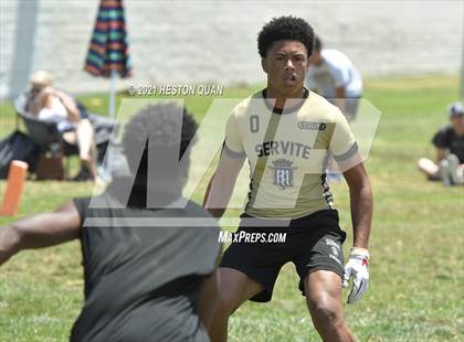 Thumbnail 1 in Servite vs. Rancho Cucamonga (Battle at the Beach 7x7) photogallery.