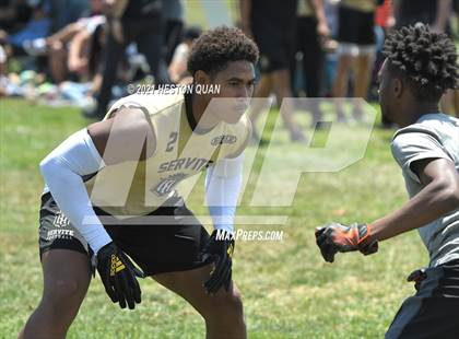 Thumbnail 3 in Servite vs. Rancho Cucamonga (Battle at the Beach 7x7) photogallery.