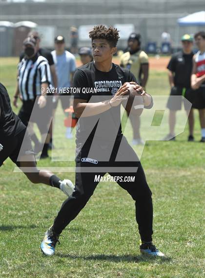 Thumbnail 3 in Servite vs. Rancho Cucamonga (Battle at the Beach 7x7) photogallery.