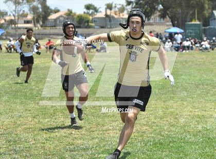 Thumbnail 3 in Servite vs. Rancho Cucamonga (Battle at the Beach 7x7) photogallery.