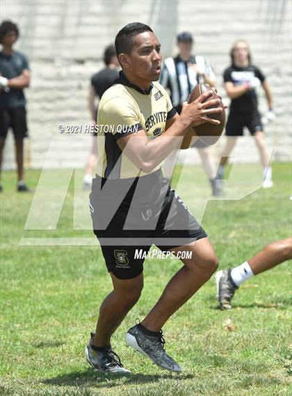 Thumbnail 2 in Servite vs. Rancho Cucamonga (Battle at the Beach 7x7) photogallery.
