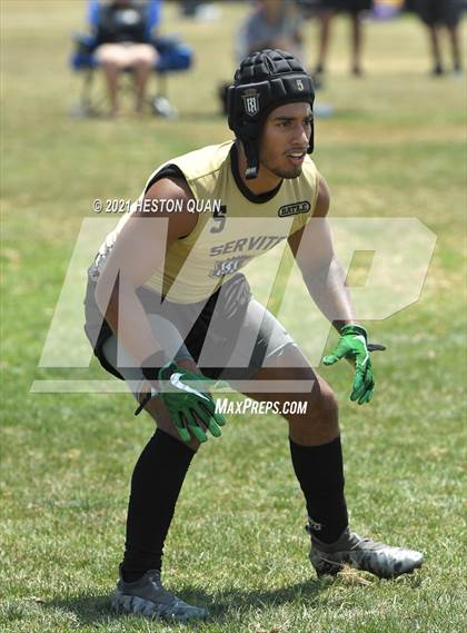 Thumbnail 1 in Servite vs. Rancho Cucamonga (Battle at the Beach 7x7) photogallery.
