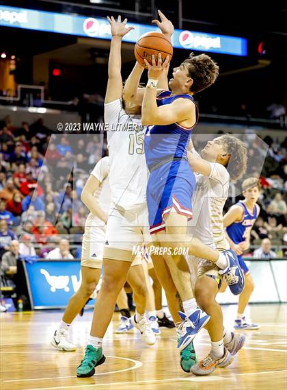 Thumbnail 3 in Conner vs Lloyd (2023 9th Region Boys Basketball Tournament) photogallery.