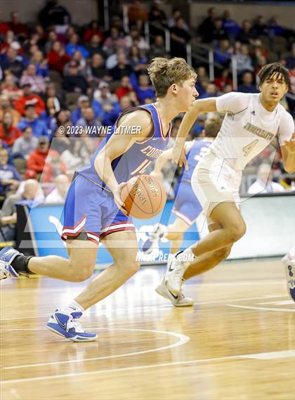 Thumbnail 2 in Conner vs Lloyd (2023 9th Region Boys Basketball Tournament) photogallery.