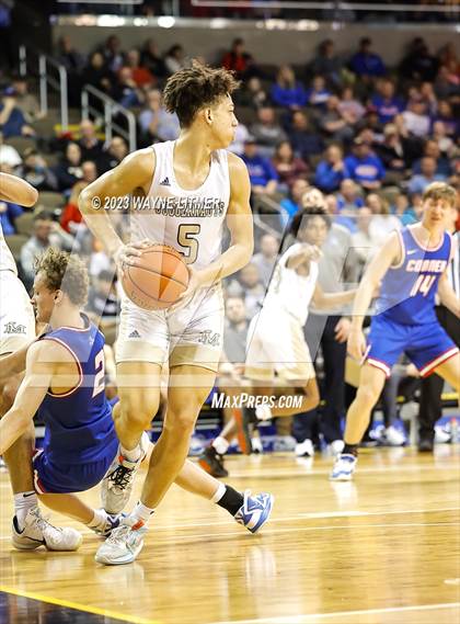 Thumbnail 2 in Conner vs Lloyd (2023 9th Region Boys Basketball Tournament) photogallery.