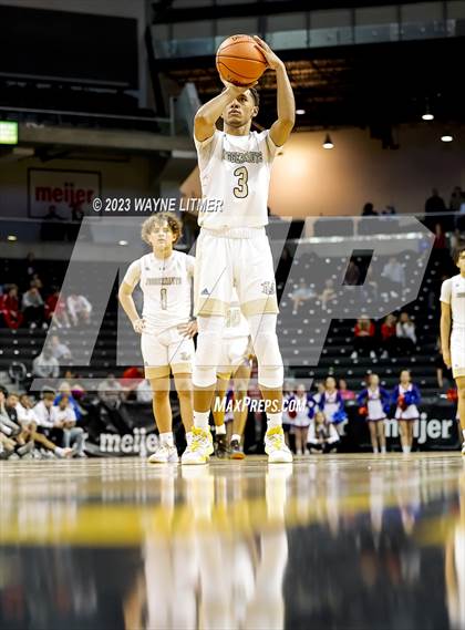 Thumbnail 1 in Conner vs Lloyd (2023 9th Region Boys Basketball Tournament) photogallery.