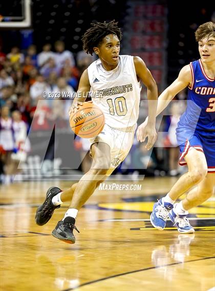 Thumbnail 2 in Conner vs Lloyd (2023 9th Region Boys Basketball Tournament) photogallery.