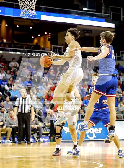 Thumbnail 2 in Conner vs Lloyd (2023 9th Region Boys Basketball Tournament) photogallery.