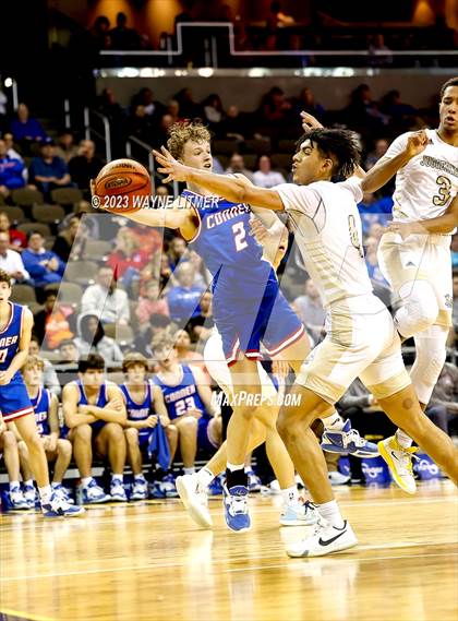 Thumbnail 3 in Conner vs Lloyd (2023 9th Region Boys Basketball Tournament) photogallery.