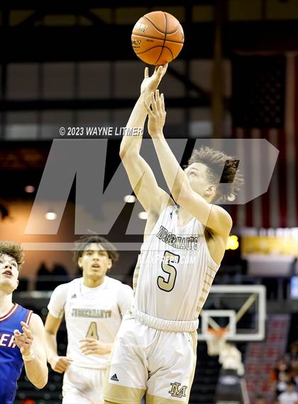 Thumbnail 1 in Conner vs Lloyd (2023 9th Region Boys Basketball Tournament) photogallery.