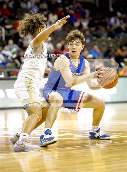 Thumbnail 2 in Conner vs Lloyd (2023 9th Region Boys Basketball Tournament) photogallery.
