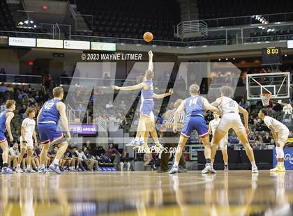 Thumbnail 2 in Conner vs Lloyd (2023 9th Region Boys Basketball Tournament) photogallery.
