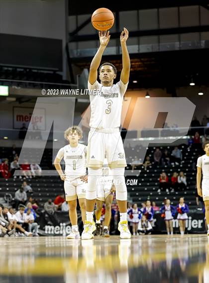 Thumbnail 2 in Conner vs Lloyd (2023 9th Region Boys Basketball Tournament) photogallery.