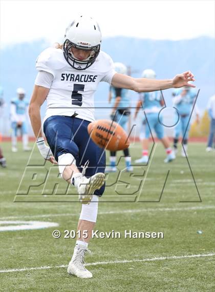 Thumbnail 2 in Syracuse @ Sky View (UHSAA 5A 1st Round) photogallery.