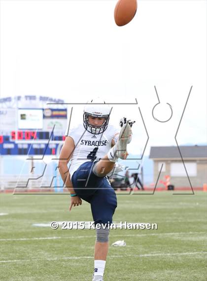 Thumbnail 1 in Syracuse @ Sky View (UHSAA 5A 1st Round) photogallery.