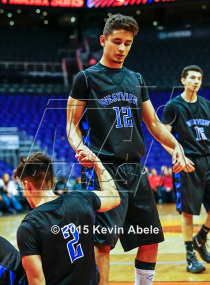 Thumbnail 1 in Brophy College Prep vs Westview (Hoopin' it Up at the Arena) photogallery.