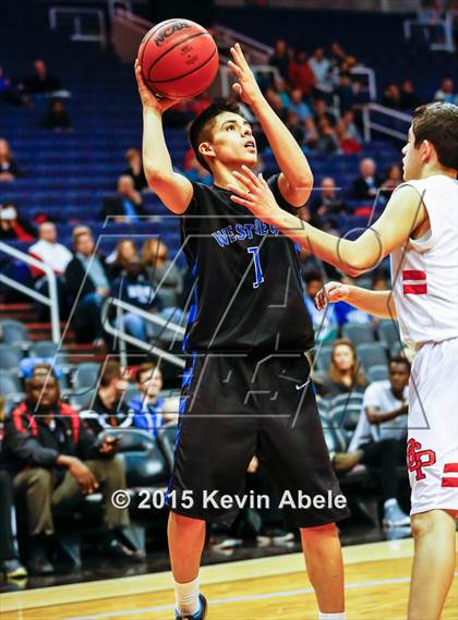 Thumbnail 1 in Brophy College Prep vs Westview (Hoopin' it Up at the Arena) photogallery.