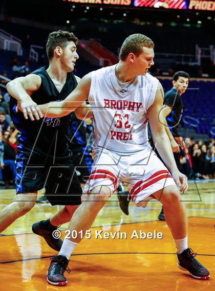 Thumbnail 1 in Brophy College Prep vs Westview (Hoopin' it Up at the Arena) photogallery.