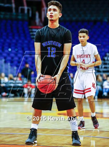 Thumbnail 1 in Brophy College Prep vs Westview (Hoopin' it Up at the Arena) photogallery.