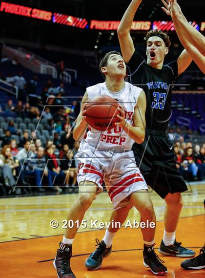 Thumbnail 3 in Brophy College Prep vs Westview (Hoopin' it Up at the Arena) photogallery.