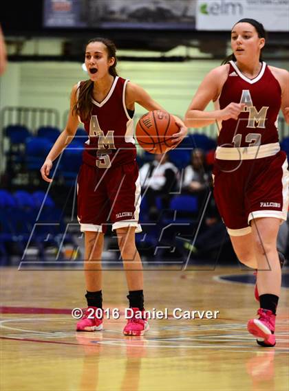 Thumbnail 3 in Albertus Magnus vs Ursuline (Section 1 Class A Semifinal) photogallery.