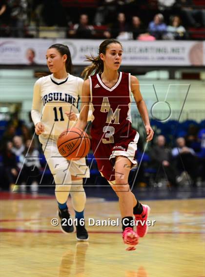 Thumbnail 2 in Albertus Magnus vs Ursuline (Section 1 Class A Semifinal) photogallery.