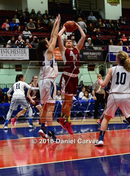 Thumbnail 3 in Albertus Magnus vs Ursuline (Section 1 Class A Semifinal) photogallery.