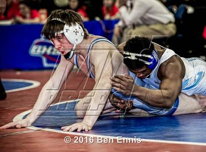 Thumbnail 2 in GHSA Wrestling Championships photogallery.