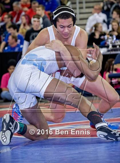 Thumbnail 2 in GHSA Wrestling Championships photogallery.