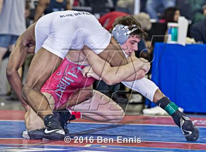 Thumbnail 3 in GHSA Wrestling Championships photogallery.