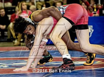 Thumbnail 3 in GHSA Wrestling Championships photogallery.