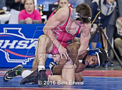 Thumbnail 3 in GHSA Wrestling Championships photogallery.