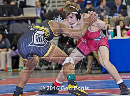 Thumbnail 2 in GHSA Wrestling Championships photogallery.