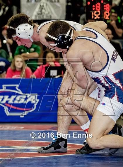 Thumbnail 2 in GHSA Wrestling Championships photogallery.
