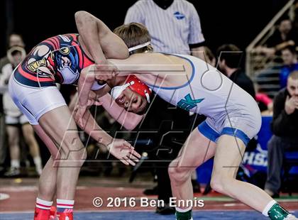 Thumbnail 2 in GHSA Wrestling Championships photogallery.