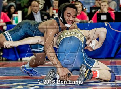 Thumbnail 2 in GHSA Wrestling Championships photogallery.