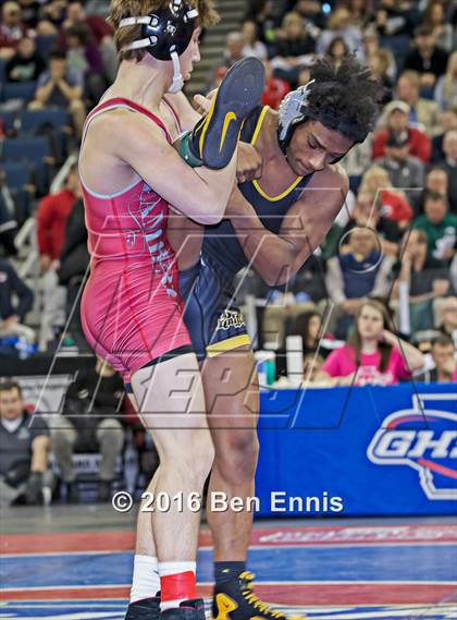 Thumbnail 3 in GHSA Wrestling Championships photogallery.