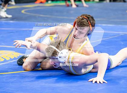 Thumbnail 2 in NYSPHSAA Wrestling D2 Semi Finals (99lbs to 145lbs) photogallery.
