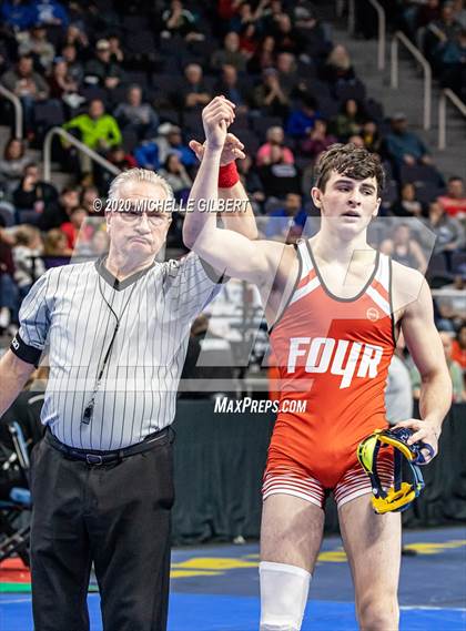 Thumbnail 1 in NYSPHSAA Wrestling D2 Semi Finals (99lbs to 145lbs) photogallery.