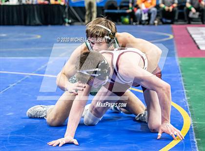 Thumbnail 2 in NYSPHSAA Wrestling D2 Semi Finals (99lbs to 145lbs) photogallery.
