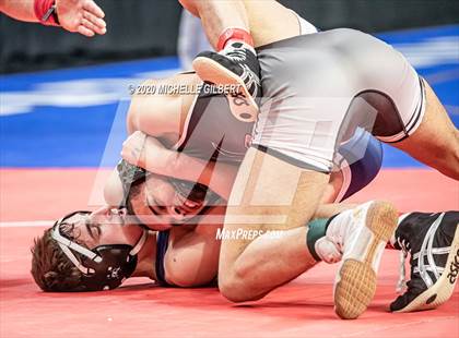 Thumbnail 3 in NYSPHSAA Wrestling D2 Semi Finals (99lbs to 145lbs) photogallery.
