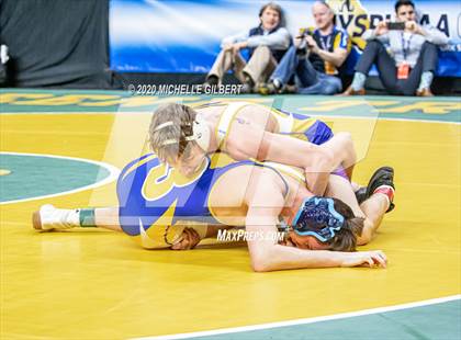 Thumbnail 3 in NYSPHSAA Wrestling D2 Semi Finals (99lbs to 145lbs) photogallery.
