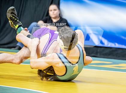 Thumbnail 1 in NYSPHSAA Wrestling D2 Semi Finals (99lbs to 145lbs) photogallery.